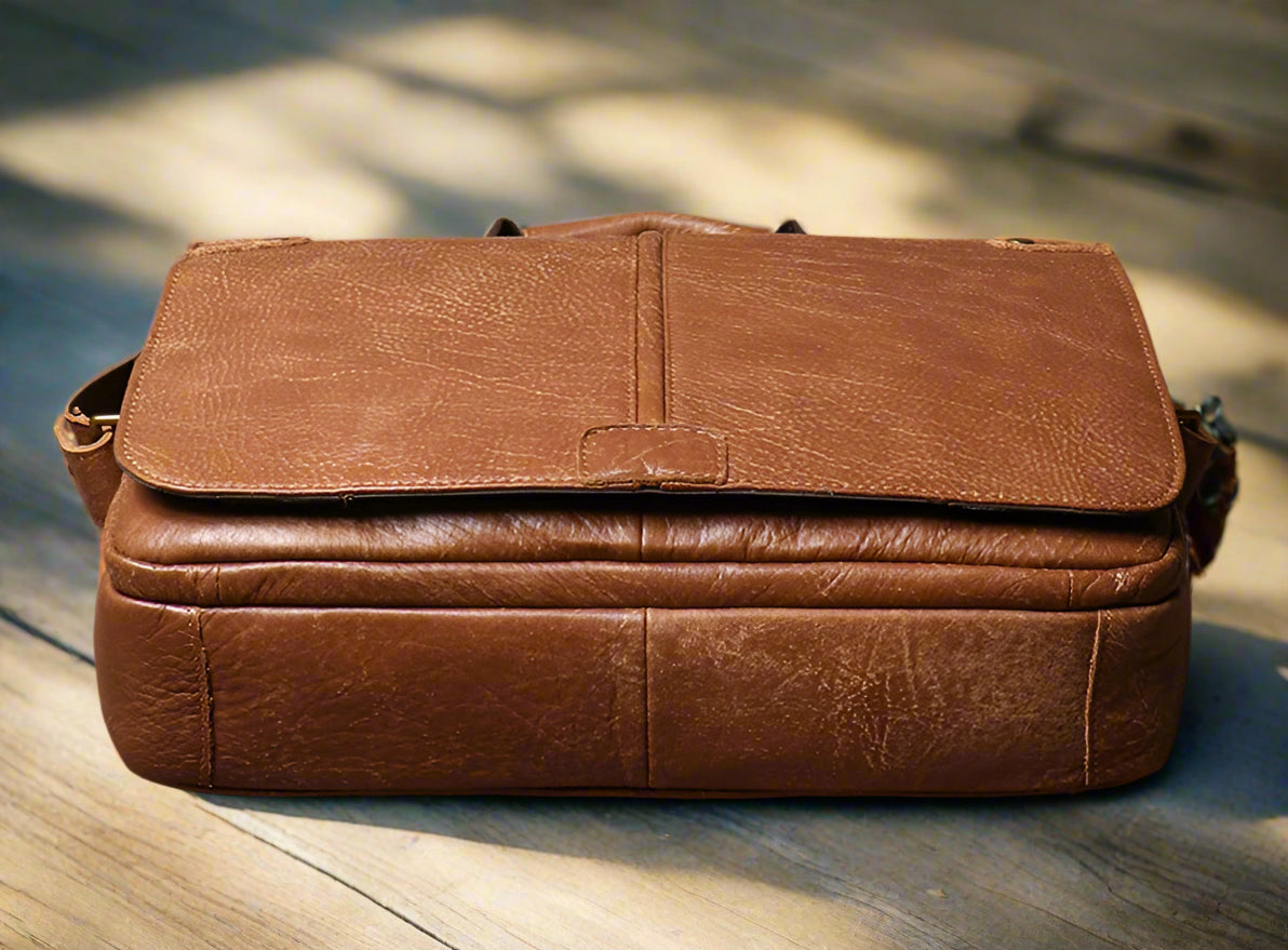 Professional Genuine Leather Briefcase | Work & Travel