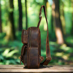 Men’s Leather Sling Bag | Travel