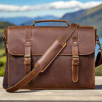Executive Style Premium Leather Briefcase | Work & Office
