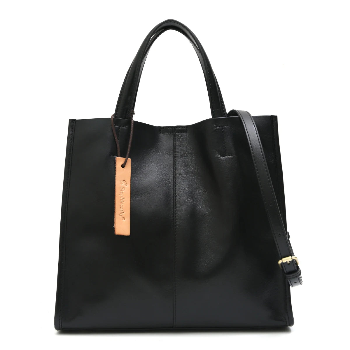 Soft & Durable Women’s Genuine Leather Tote – Organized & Stylish