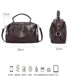 Women’s Genuine Leather Satchel | Casual & Travel