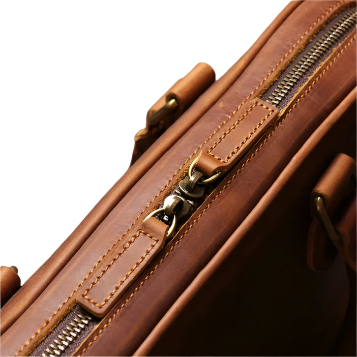 Genuine Leather Briefcase for Men | Work & Travel