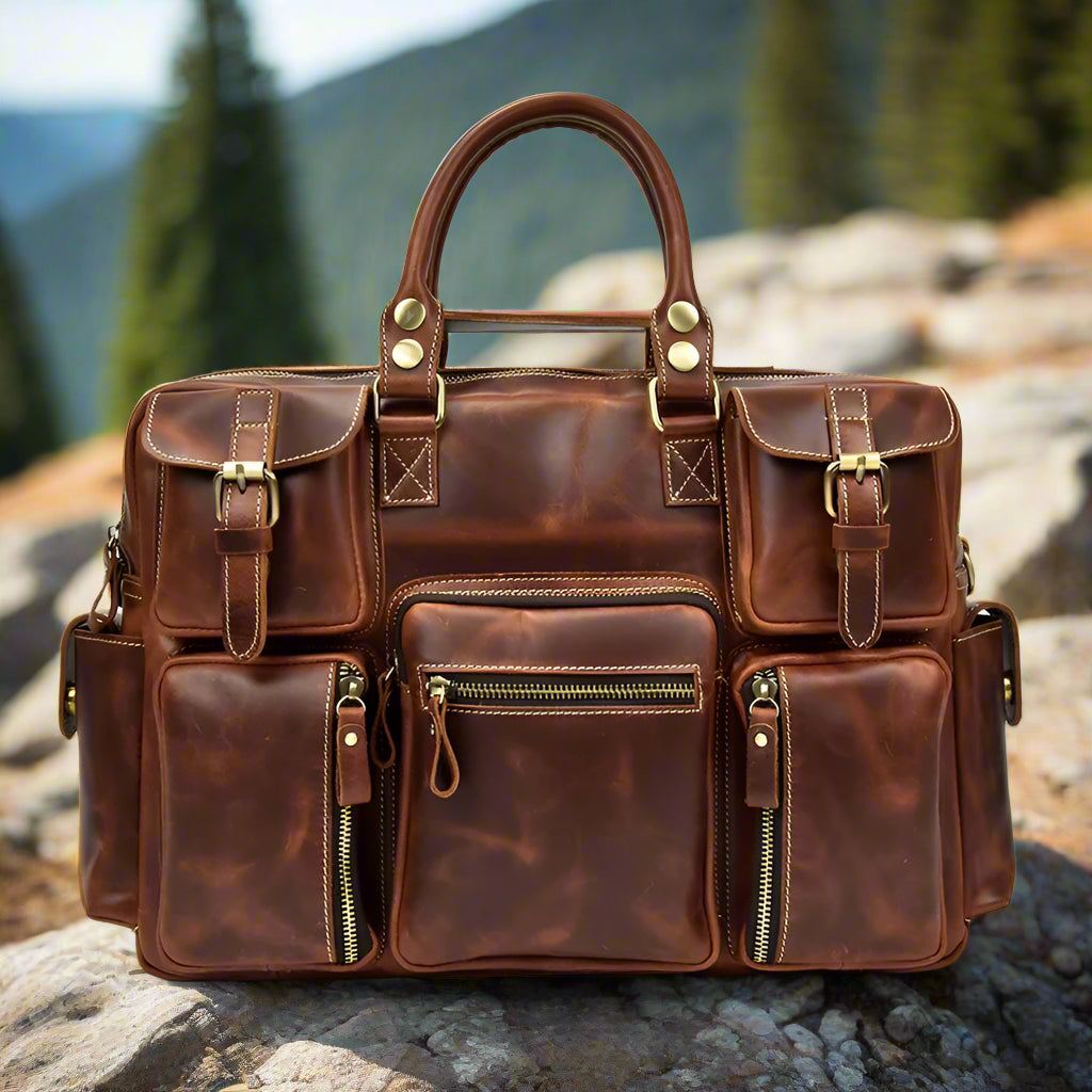 Premium Leather Briefcase for Men | Work & Office