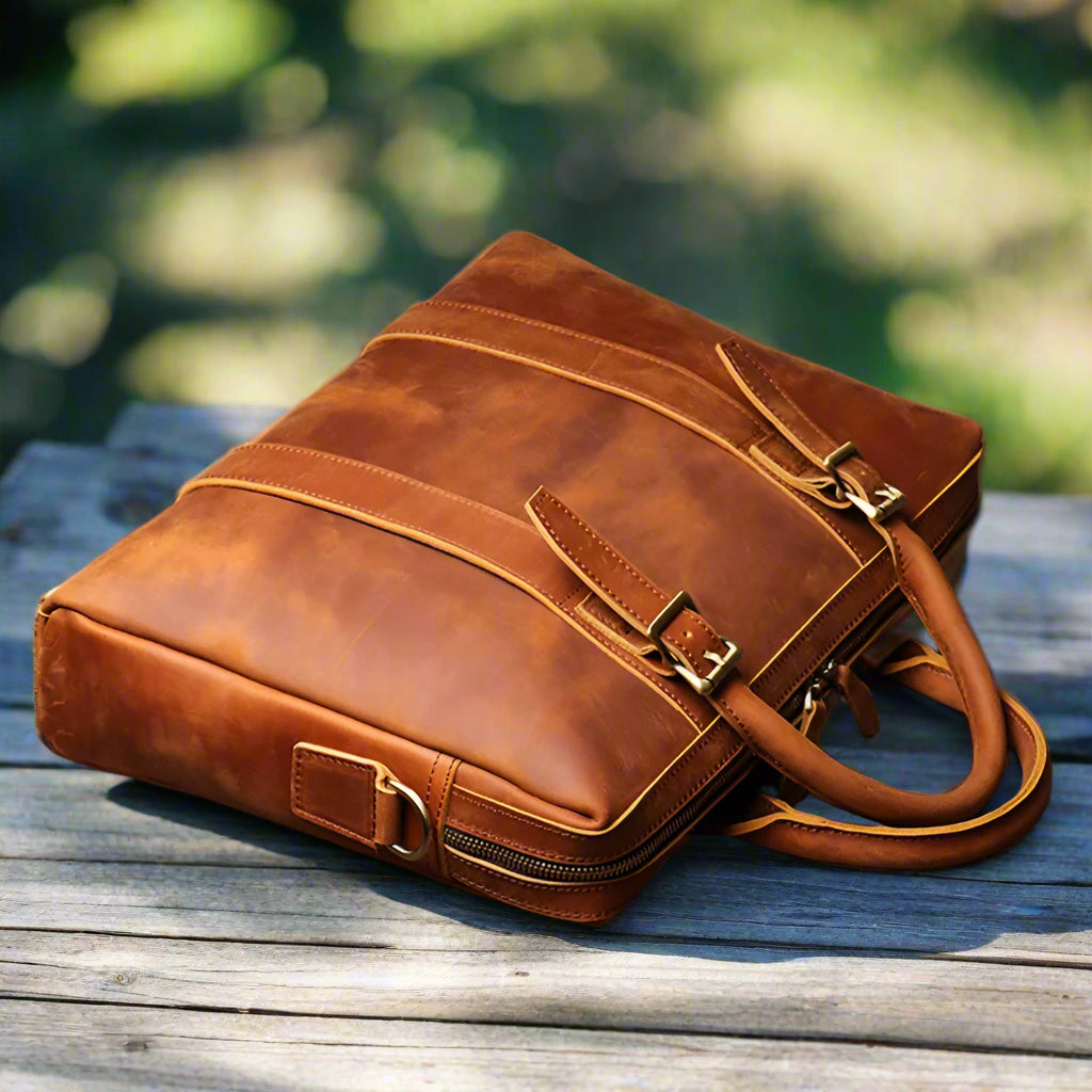 Men’s Full Grain Leather Bag | Business & Work