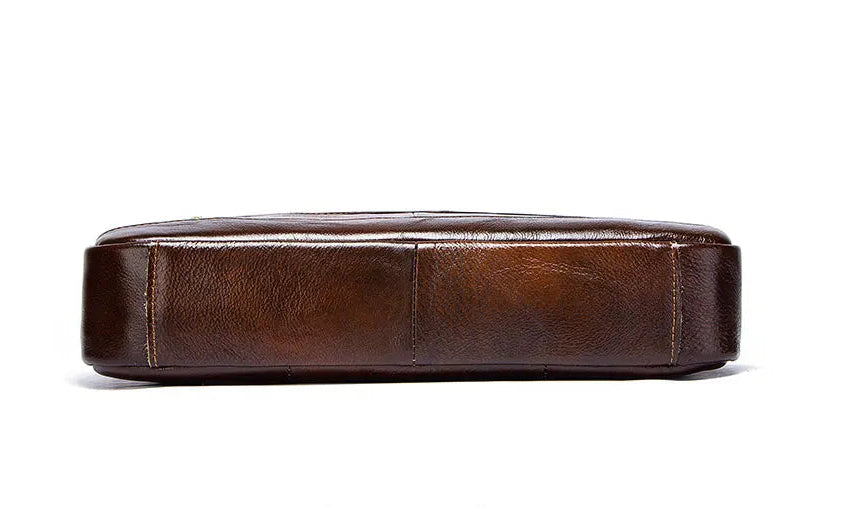 Genuine Cowhide Leather Briefcase – Professional Business Bag
