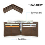 Compact Premium Leather Wallet for Men | Daily Use