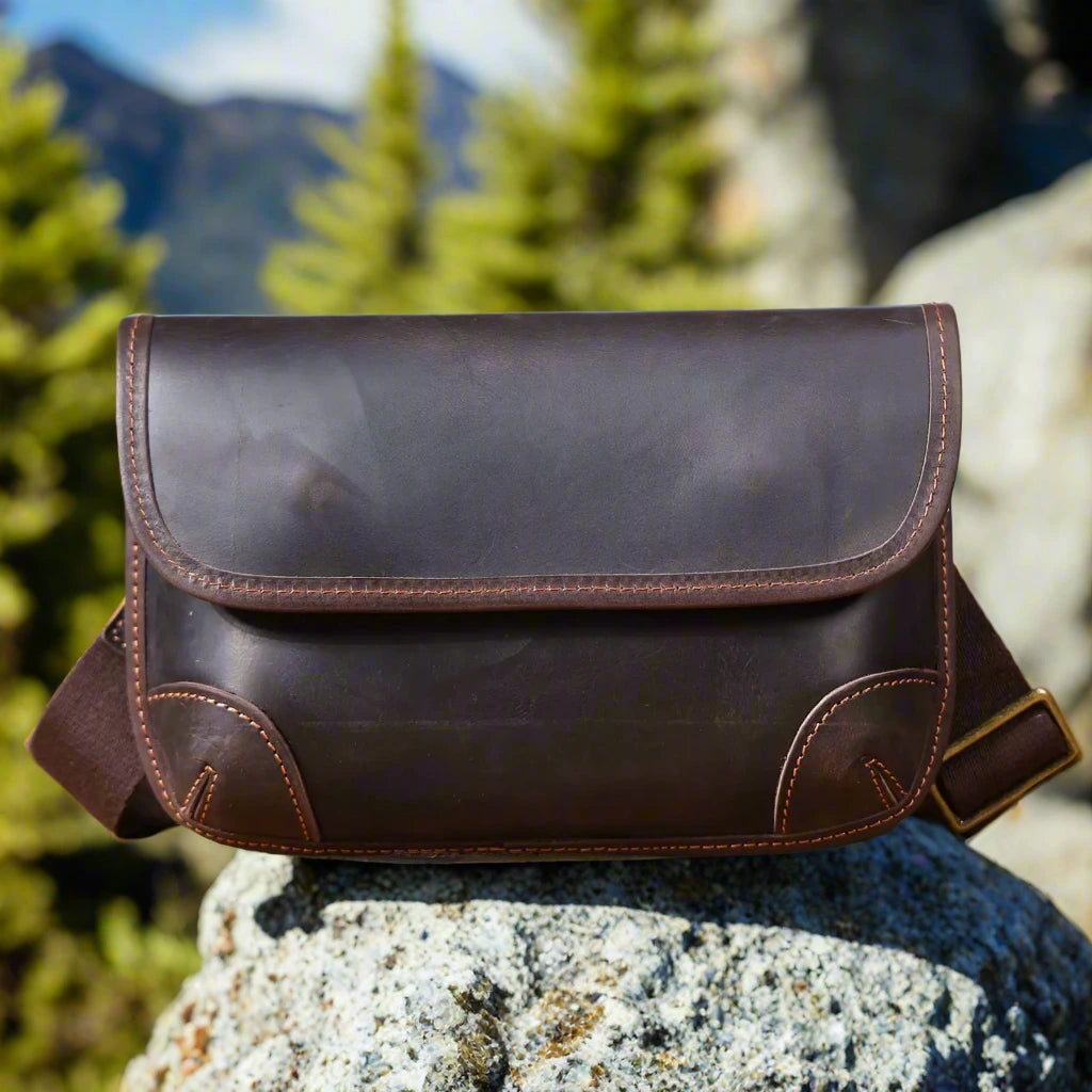 Premium Leather Crossbody Bag | Travel