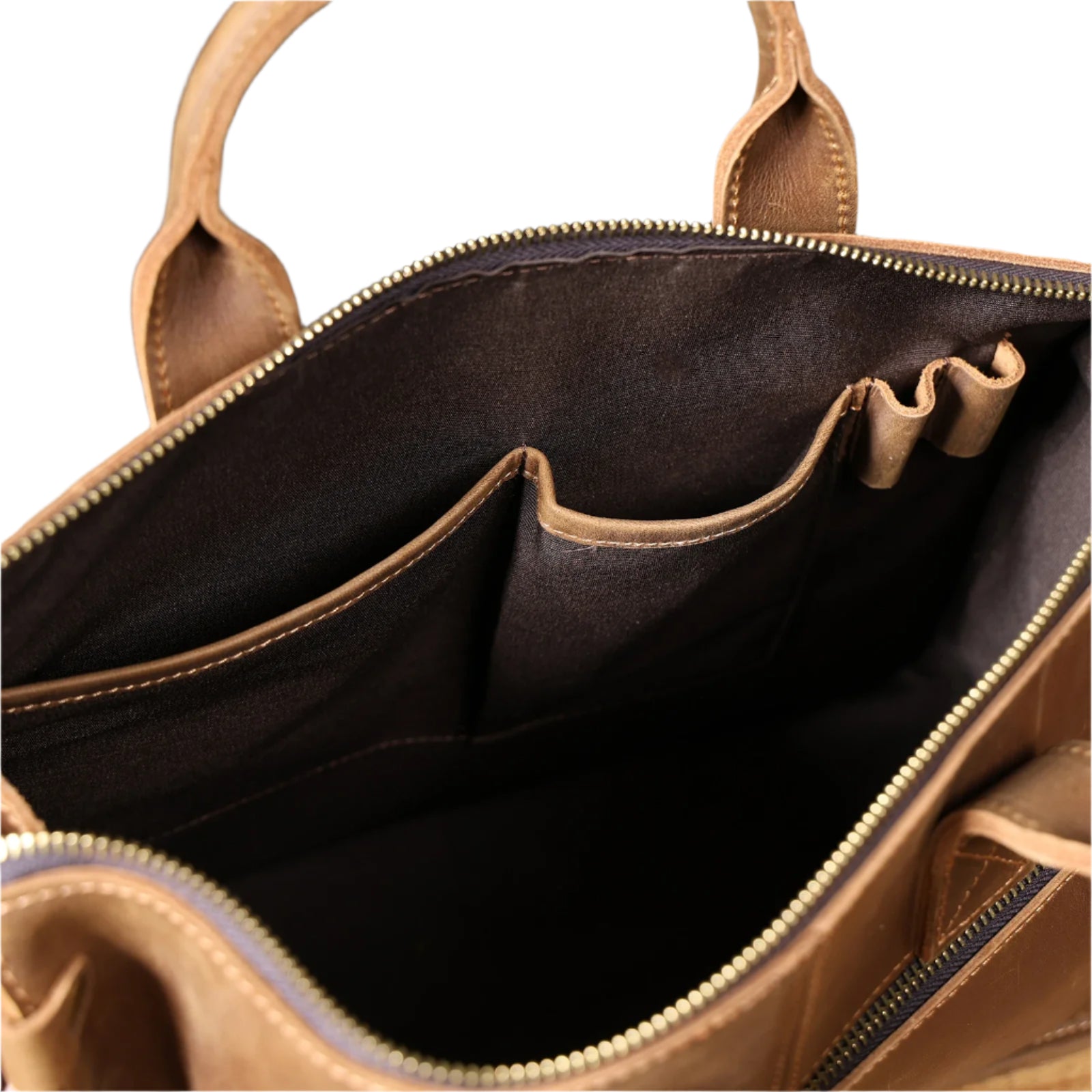 Premium Leather Briefcase/15 inch Laptop Bag |  Work & Business