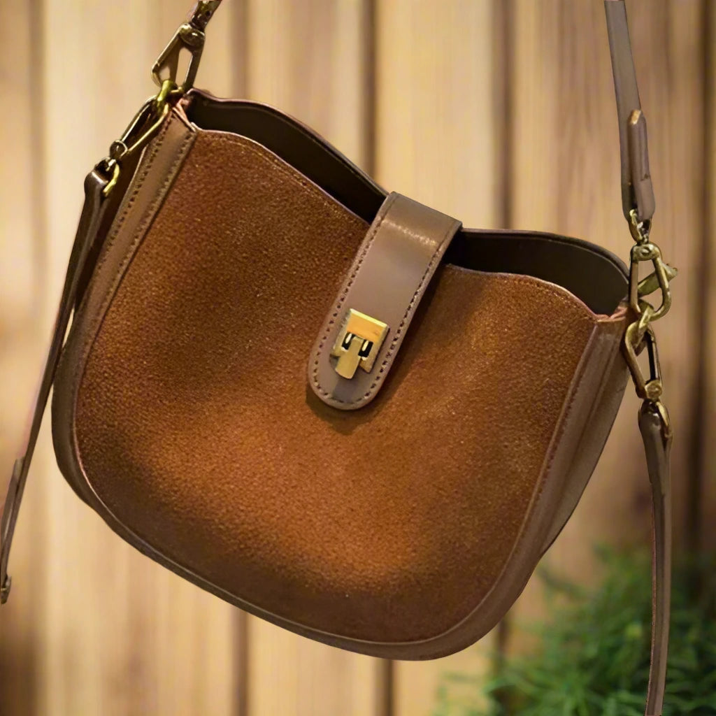 Women’s Genuine Leather Crossbody Bag | Daily Use