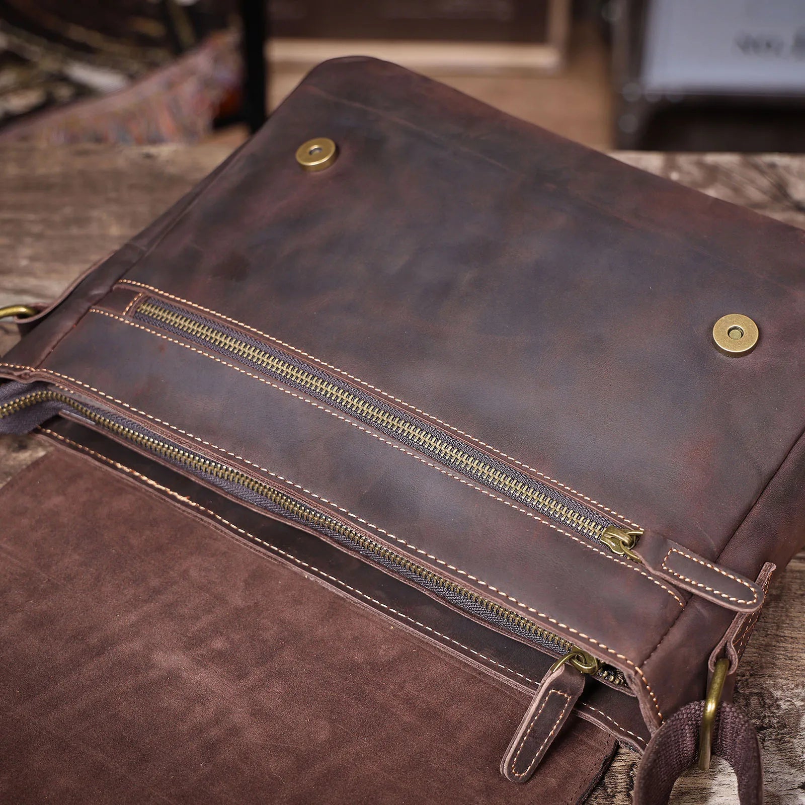 Genuine Leather Satchel – Durable Everyday Carry for All