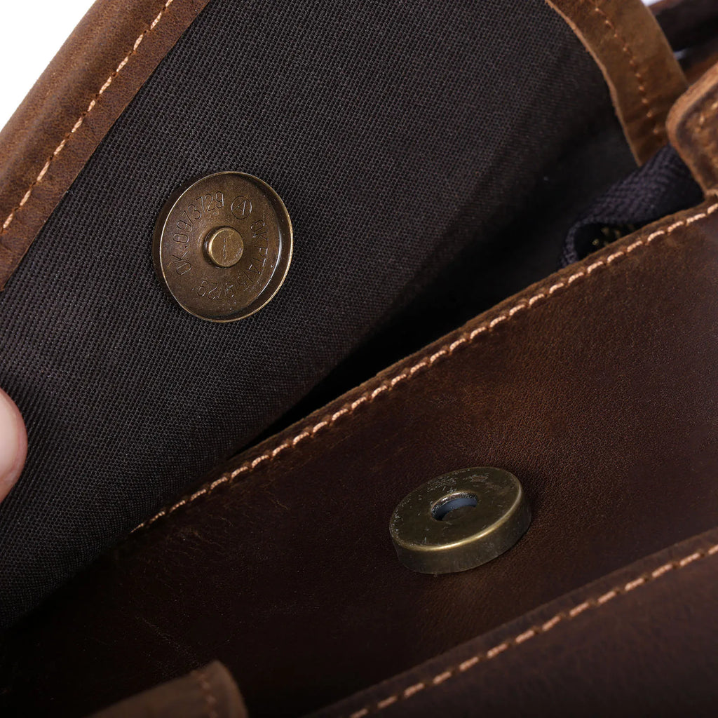 Boxy Leather 14 inch Laptop Bag | Work & Office