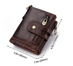 Women’s Genuine Leather Wallet | Travel & Daily Use