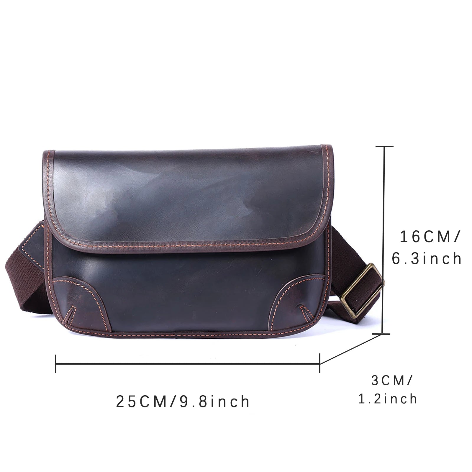 Premium Leather Crossbody Bag | Travel