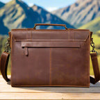 Executive Style Premium Leather Briefcase | Work & Office