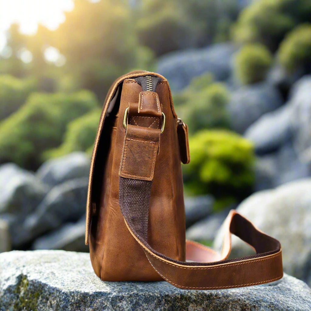 Durable Genuine Leather Satchel | Work & Travel