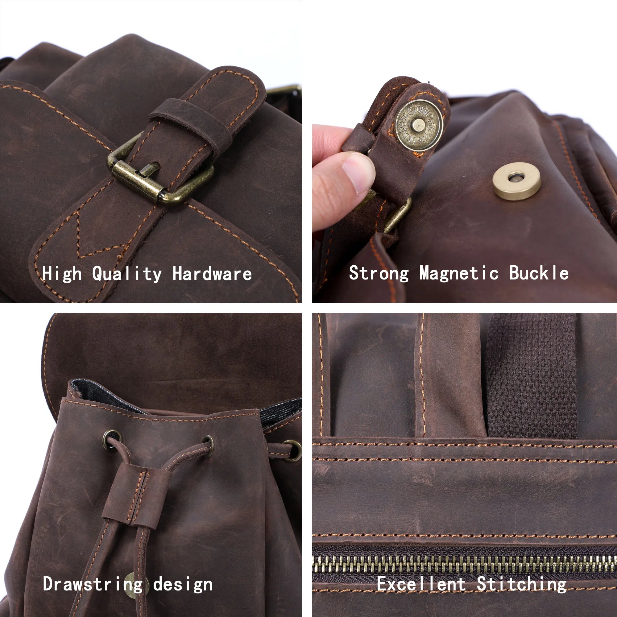Genuine Leather Backpack for Women | Travel & Work