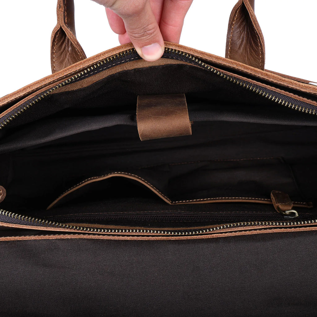 Boxy Leather 14 inch Laptop Bag | Work & Office