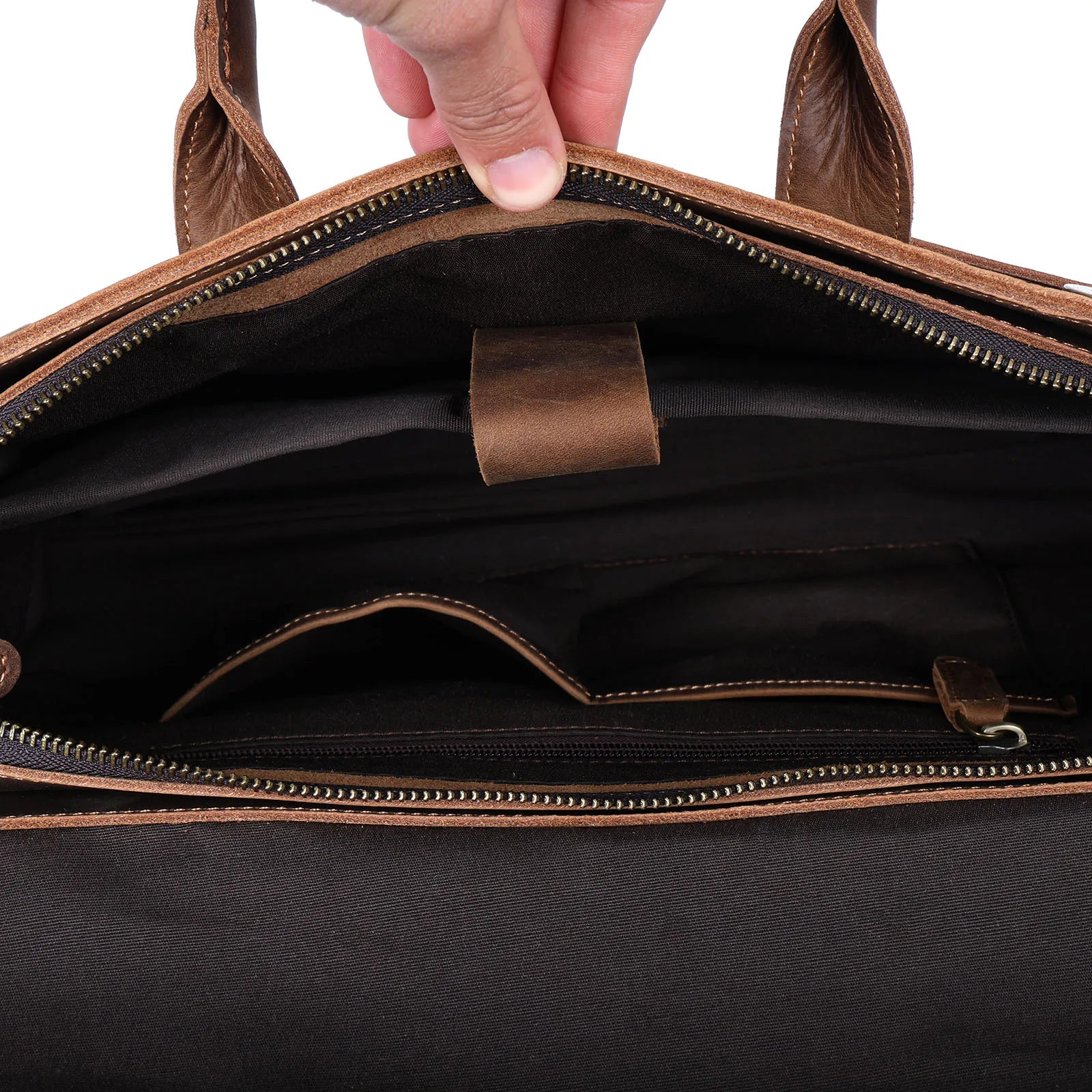 Boxy Leather 14 inch Laptop Bag | Work & Office