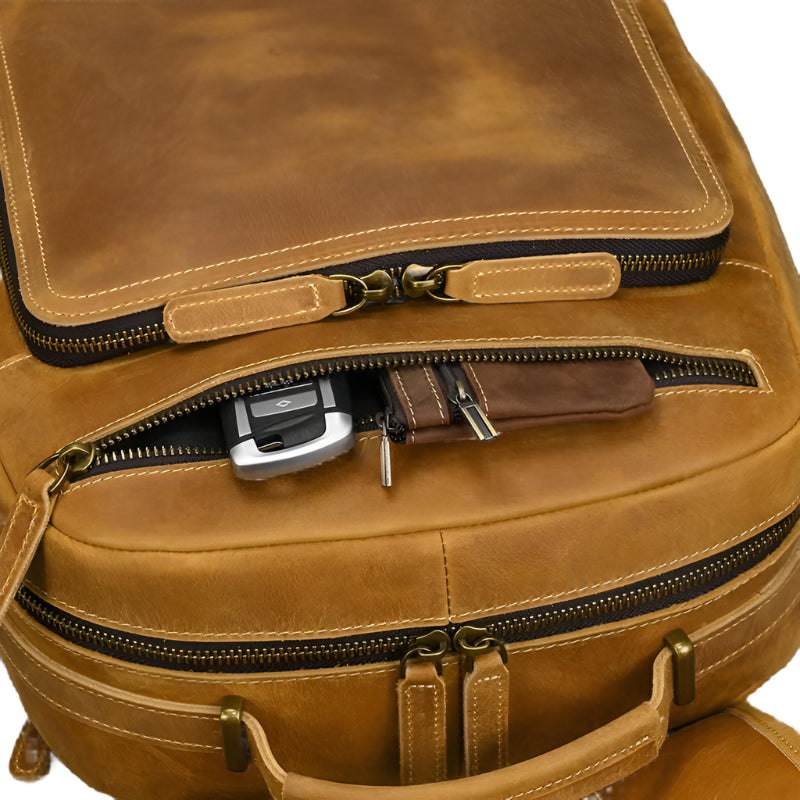 Men’s & Women’s Leather Backpack | Casual