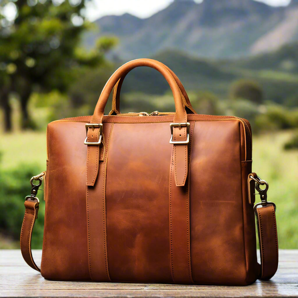Men’s Full Grain Leather Bag | Business & Work