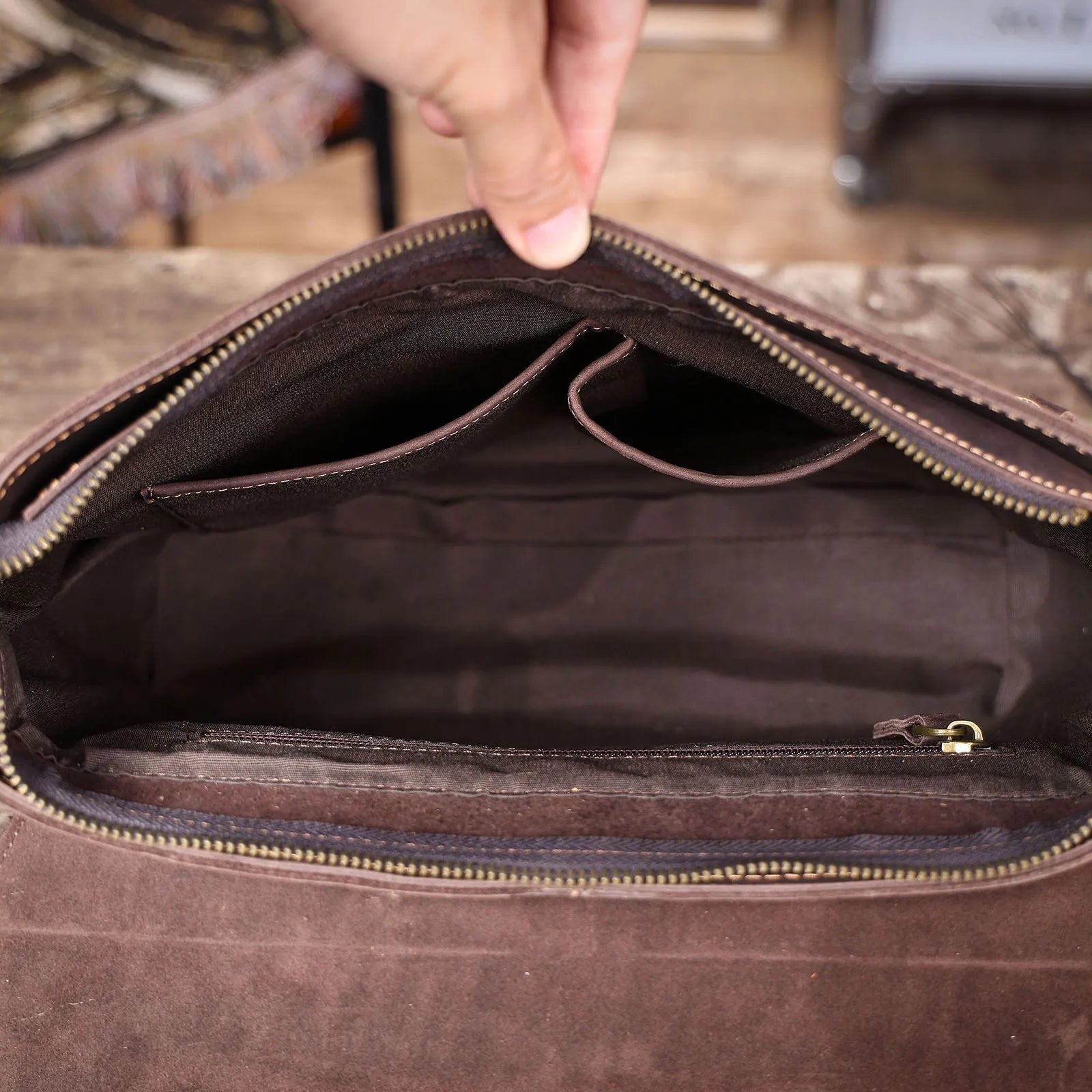 Genuine Leather Satchel – Durable Everyday Carry for All