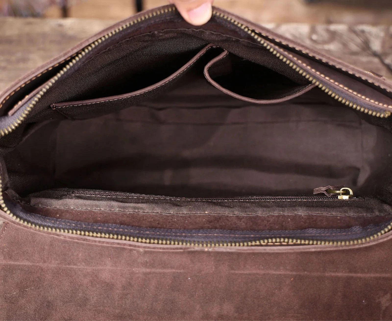 Durable Genuine Leather Satchel | Work & Travel