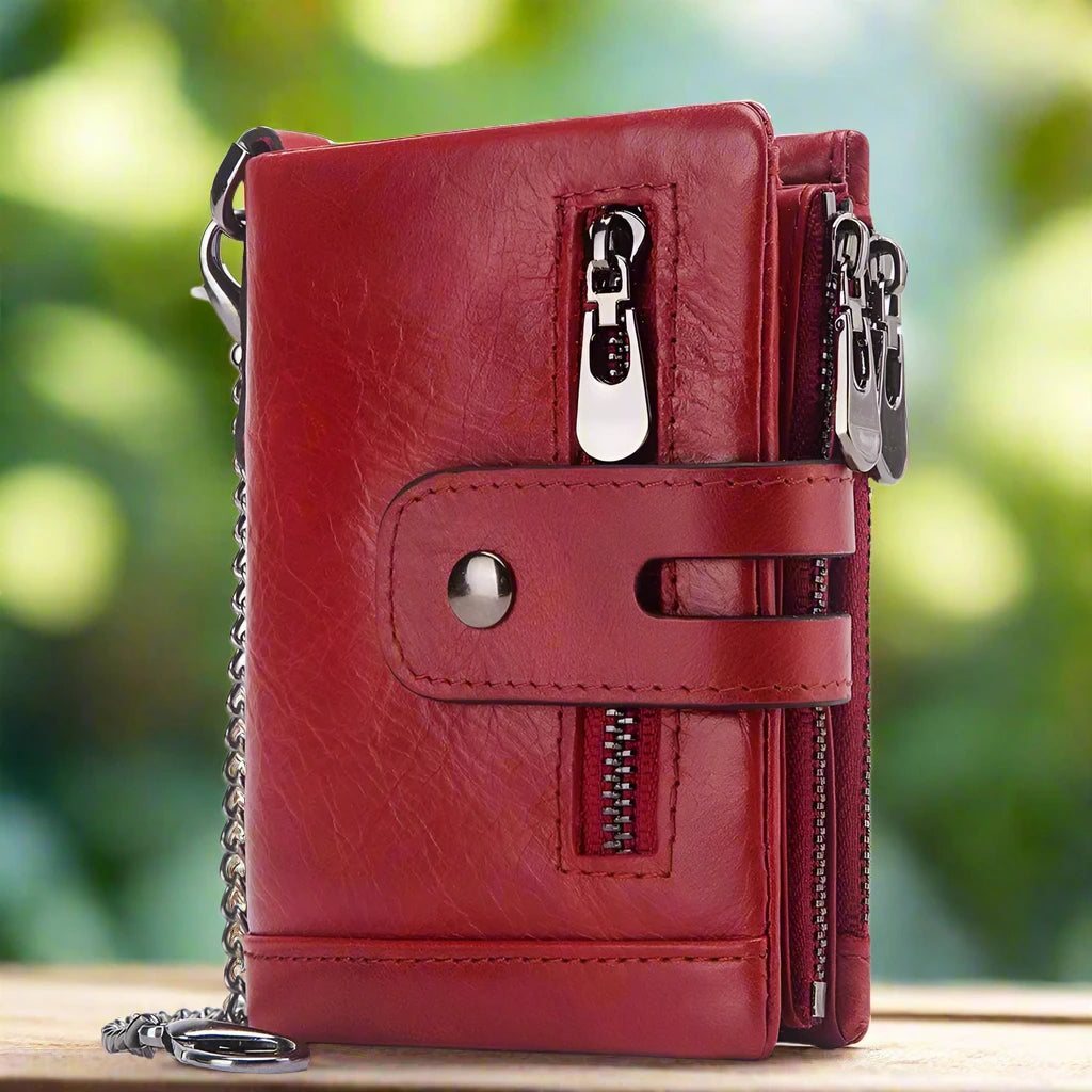Women’s Genuine Leather Wallet | Travel & Daily Use