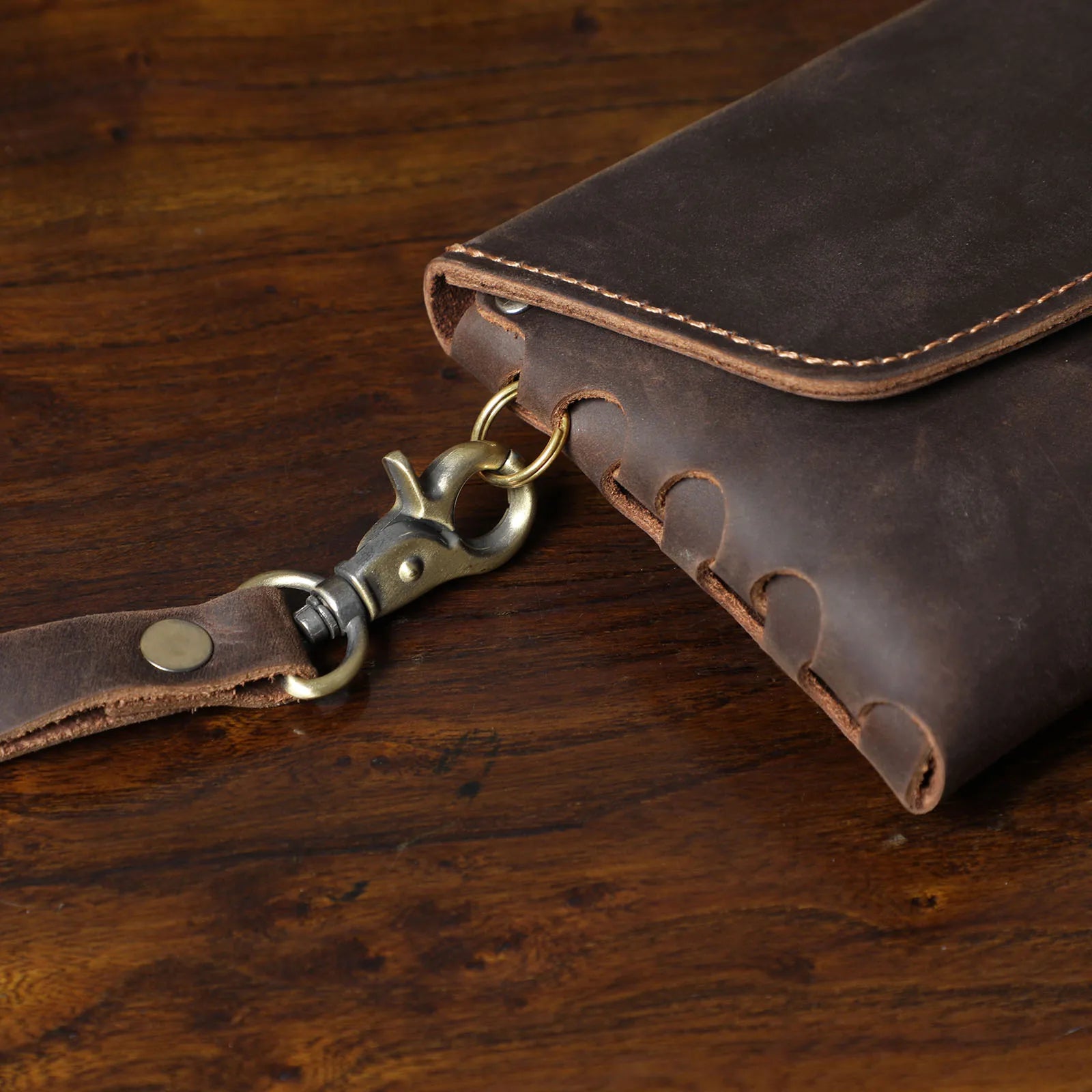 Genuine Leather Long Wallet | Travel & Daily Use