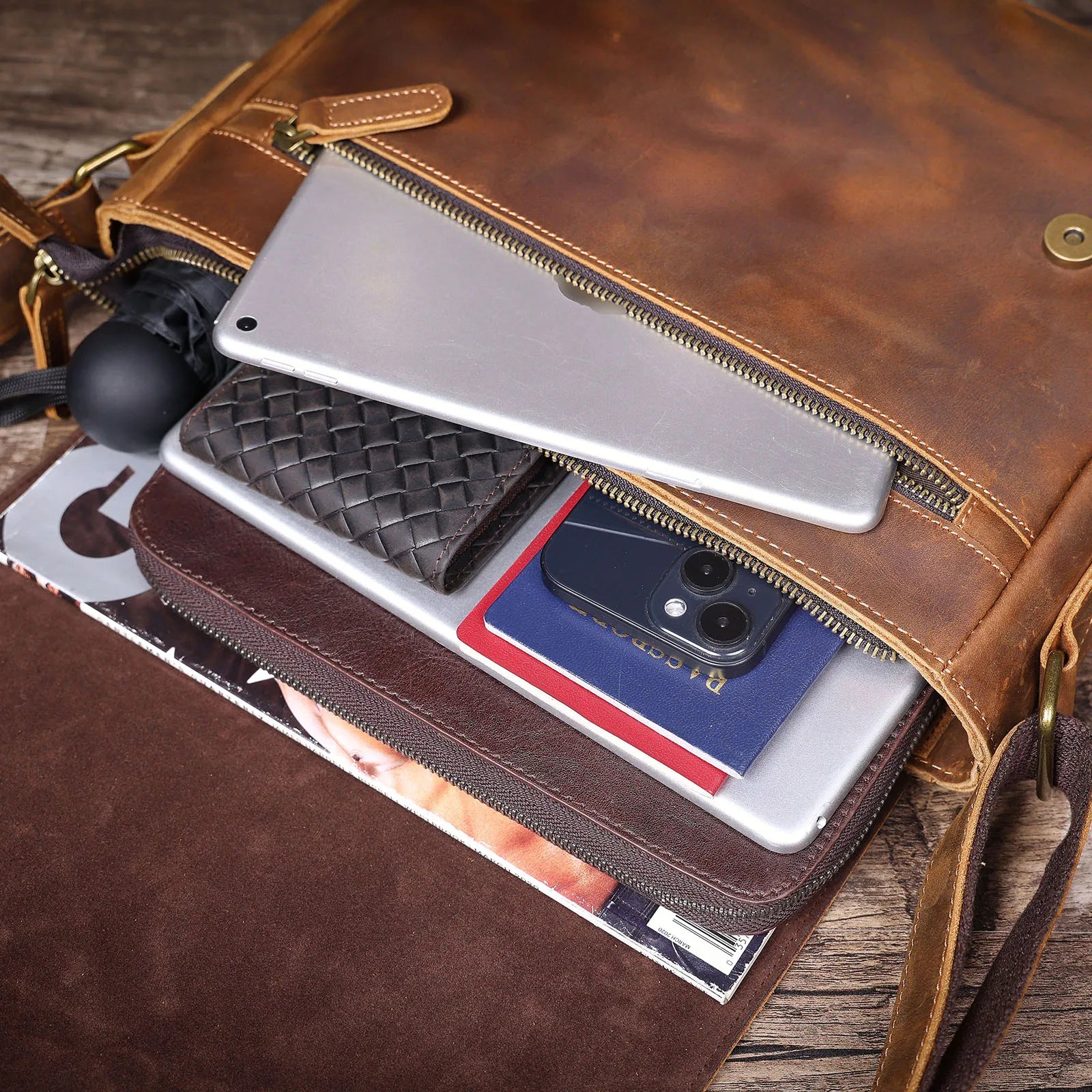 Genuine Leather Satchel – Durable Everyday Carry for All