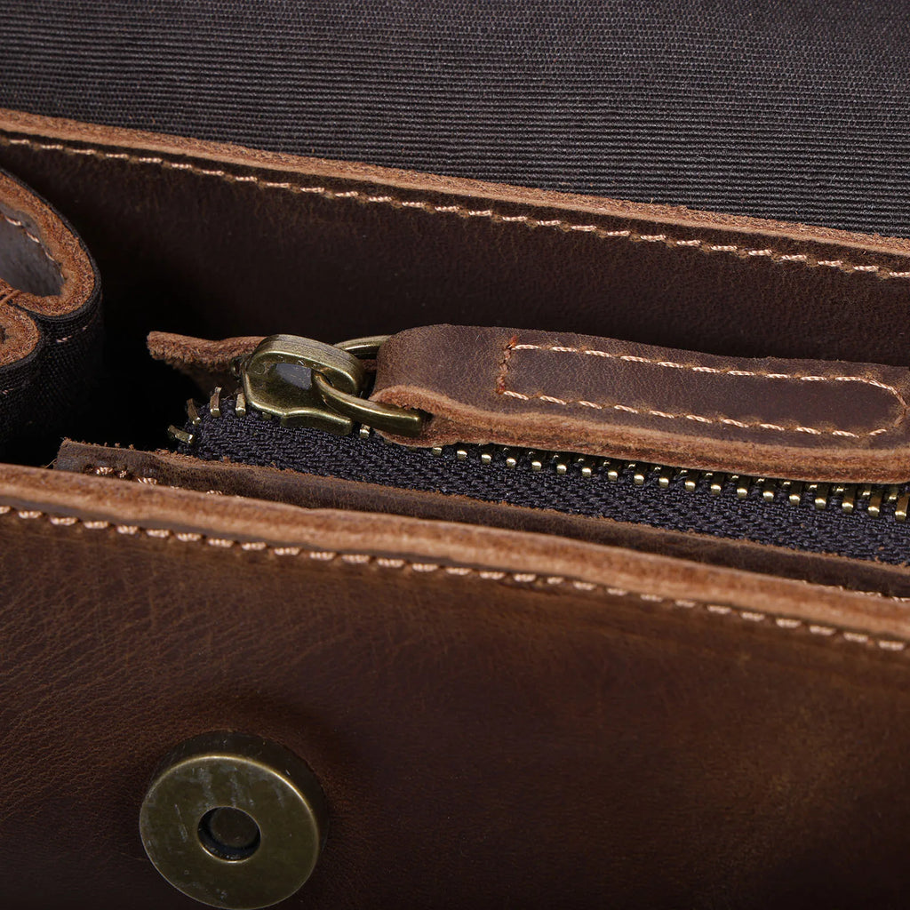 Boxy Leather 14 inch Laptop Bag | Work & Office