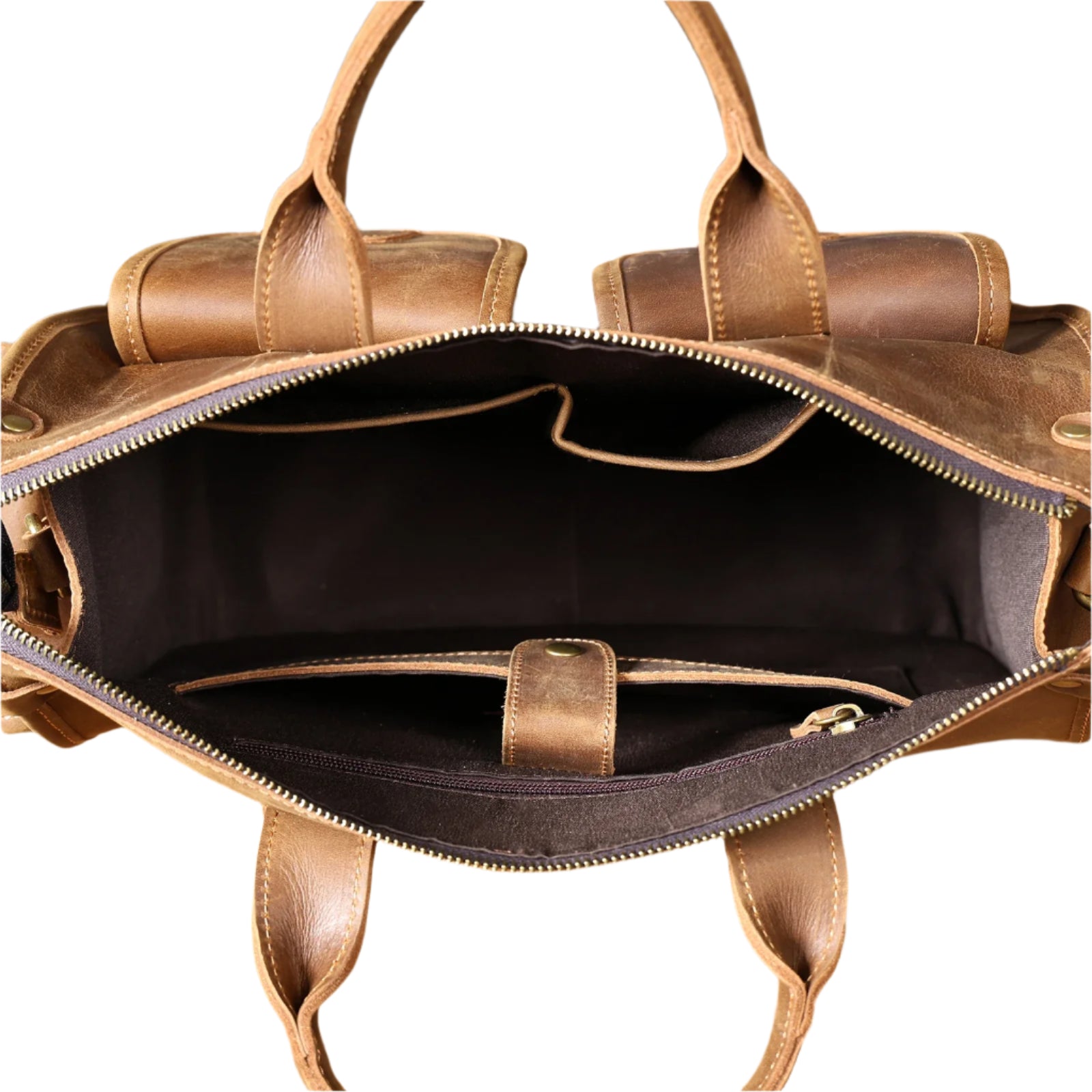 Premium Leather Briefcase/15 inch Laptop Bag |  Work & Business