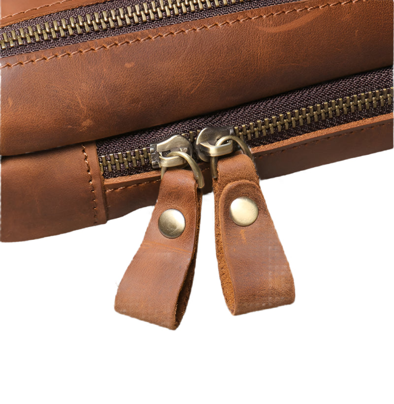 Genuine Leather Crossbody | Travel