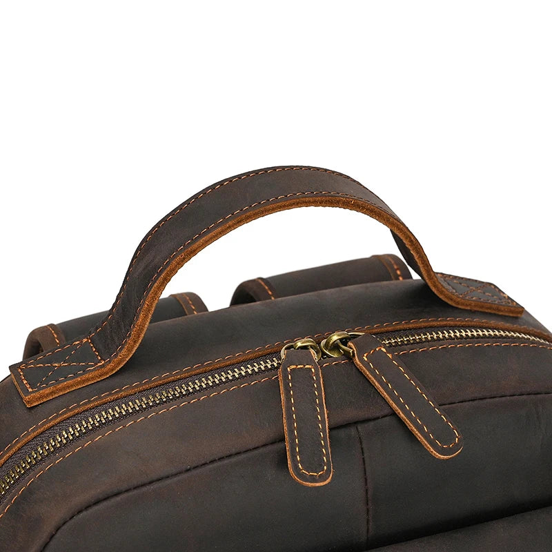 Classic Premium Leather Backpack | Work & Travel