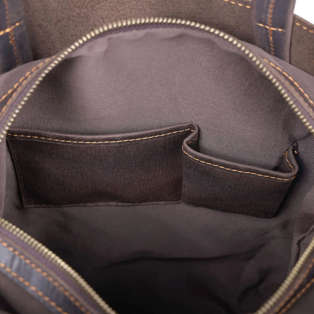 Lightweight Leather Carry/Tote Bag | Work & Casual