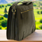Calfskin Nappa Messenger Bag | Everyday Use & Casual