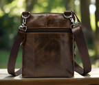 Genuine Leather Classic Crossbody Bag | Travel & Casual