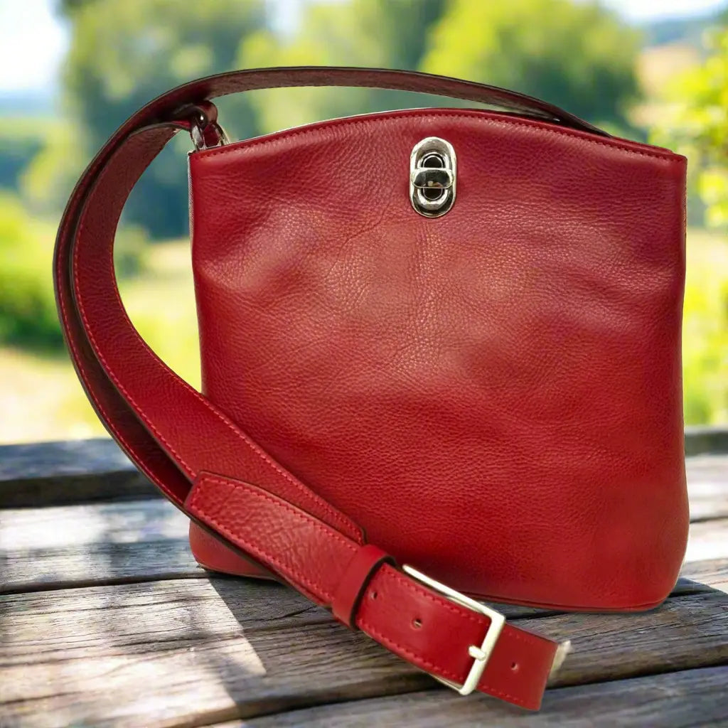 Leather Bucket Bag | Casual