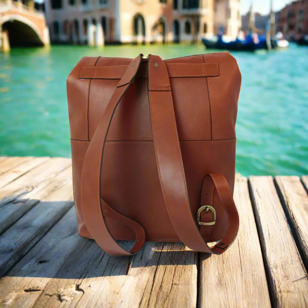 Full Grain Leather Backpack | Travel & Work