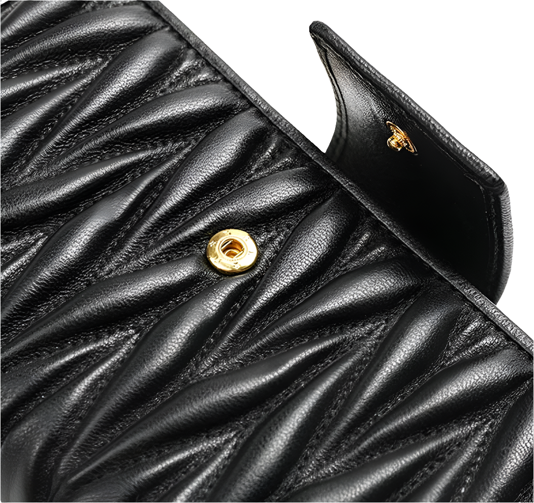 Women’s Wrinkled Leather Wallet | Travel & Everyday Use