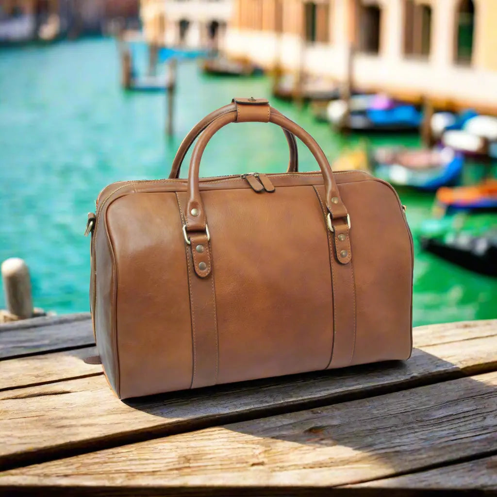 Full grain Leather Travel Bag | Weekend & Business Trips
