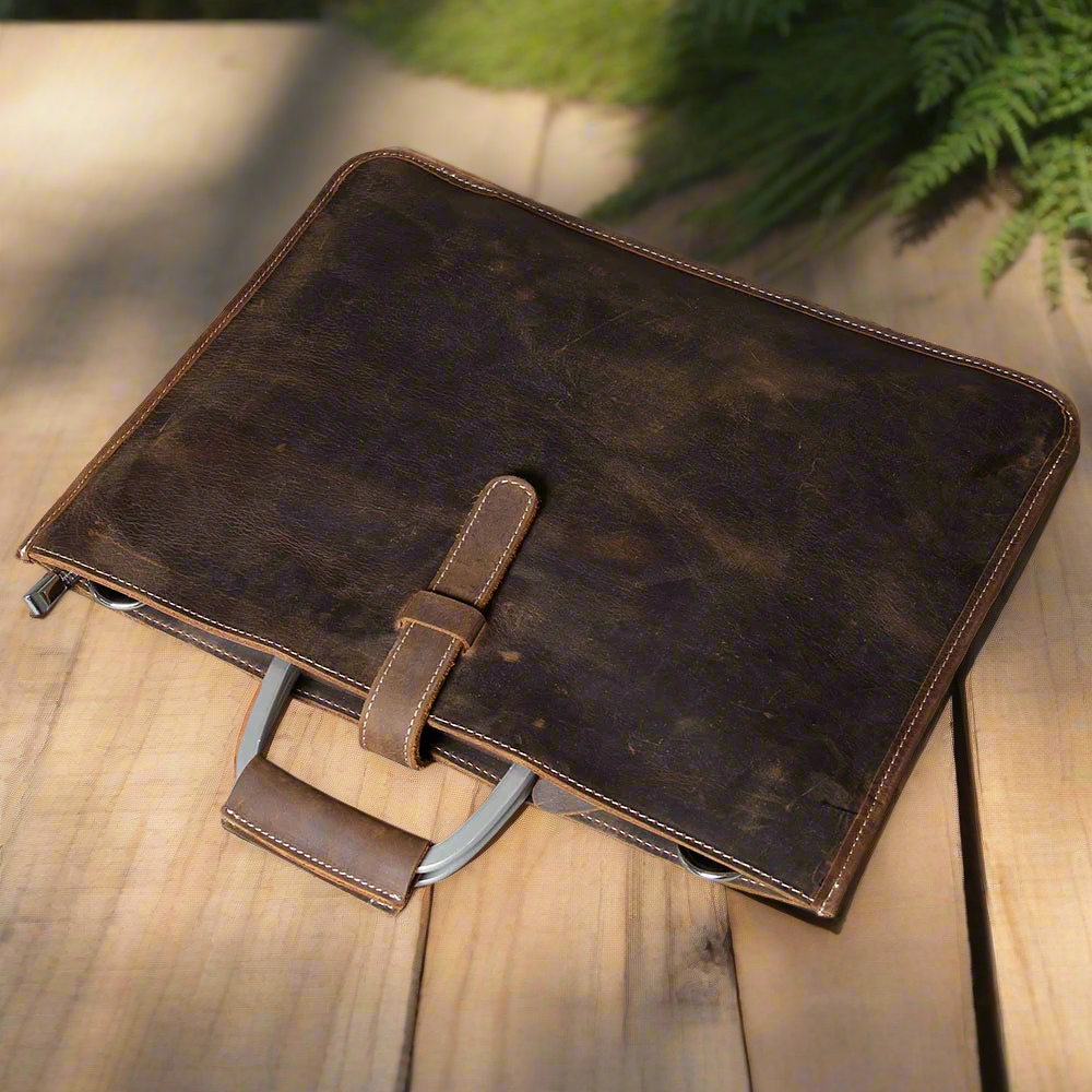 Lightweight Leather Box Bag | Casual & Work