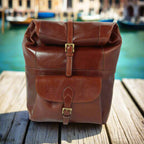 Full Grain Leather Backpack | Travel & Work