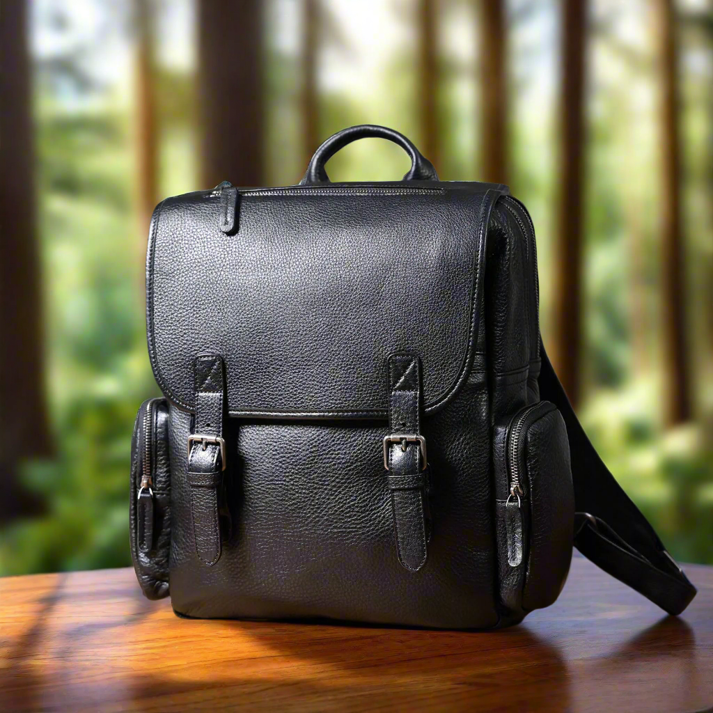 Full-Grain Leather Daypack | Travel & Everyday