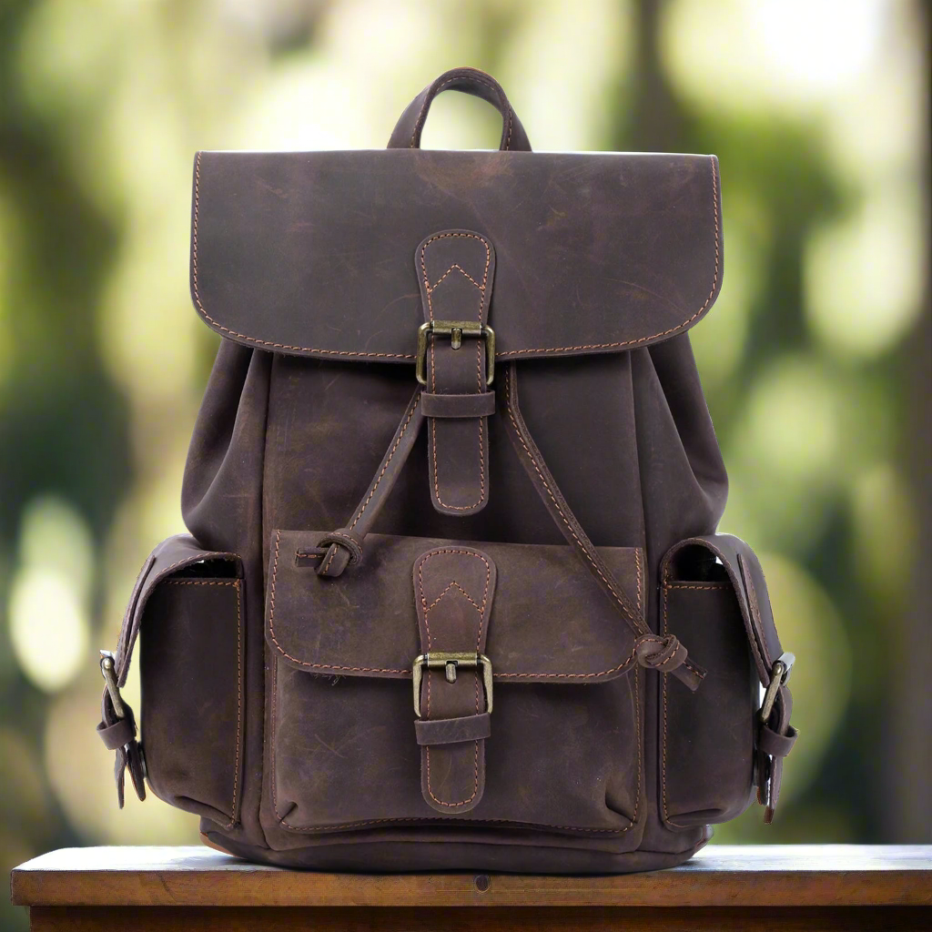 Genuine Leather Backpack for Women | Travel & Work