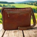 Soft Calfskin Leather Messenger Bag | Office & Business