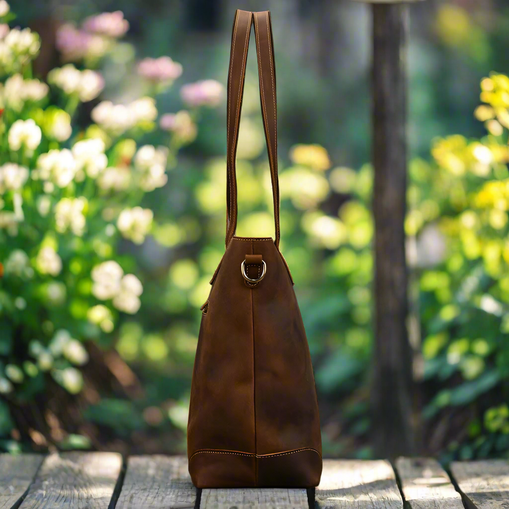 Soft Leather Crossbody Tote | Everyday Bag