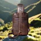 Premium Leather Crossbody Bag | Travel & Everyday Use