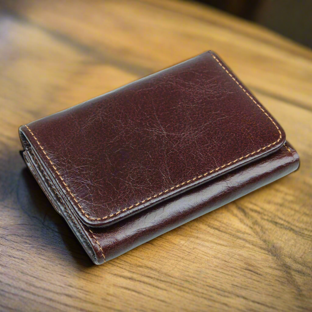 Premium Leather Trifold Wallet | Everyday Use
