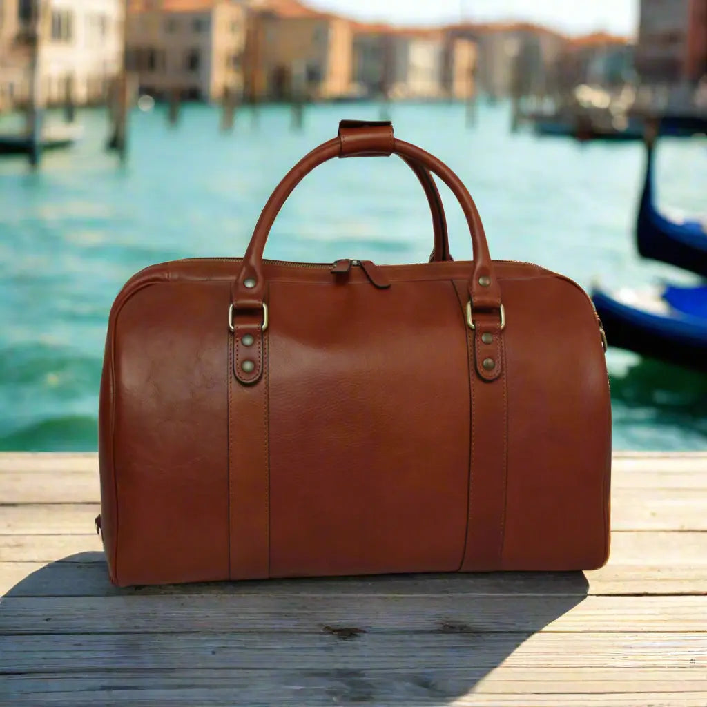 Full grain Leather Travel Bag | Weekend & Business Trips
