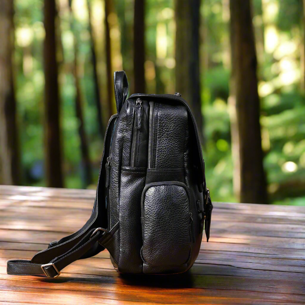 Full-Grain Leather Daypack | Travel & Everyday